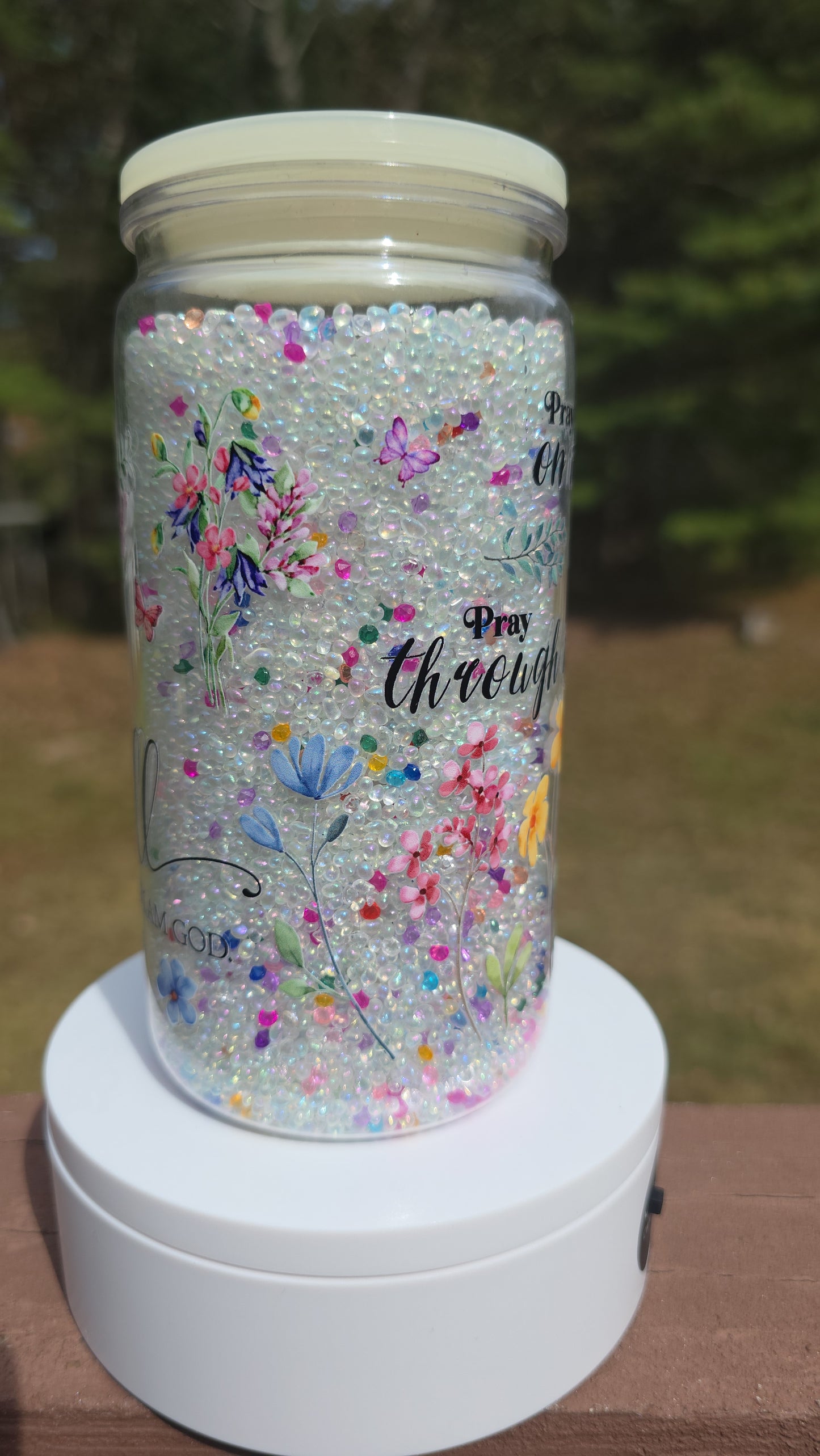 16oz Gem Filled Religious SGT