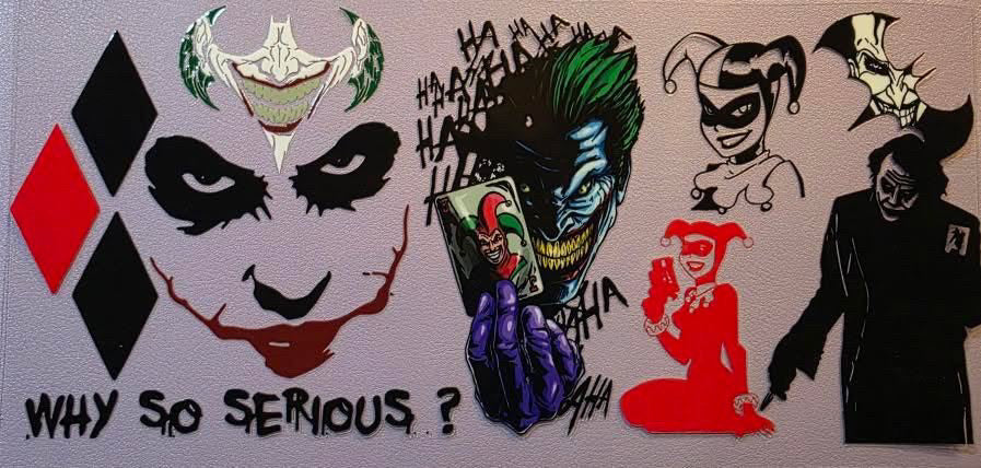 Harley Quinn & Joker Wraps 160z