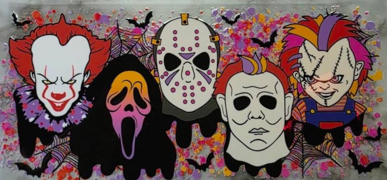 Halloween Horror Villains Decals