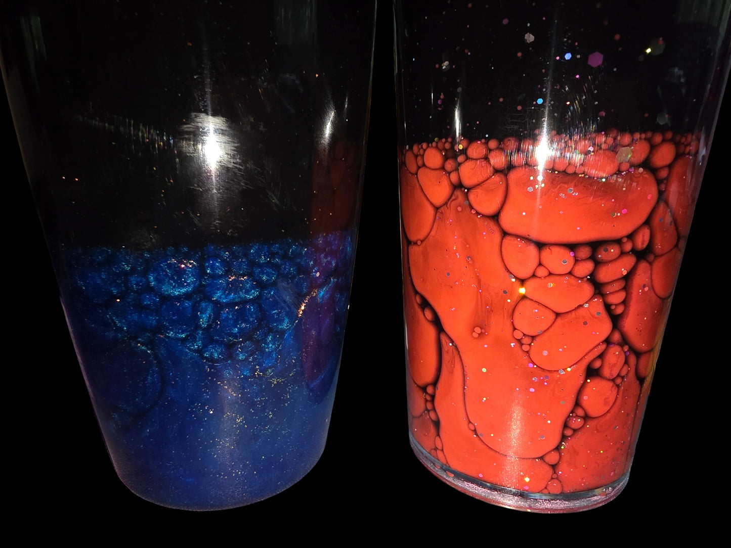 Friday special 24oz short /fat, 40oz, Acrylic Snow Globe Tumbler with wrap included