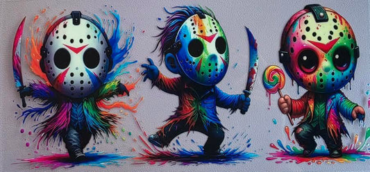 Halloween Horror Villains Decals / Wraps