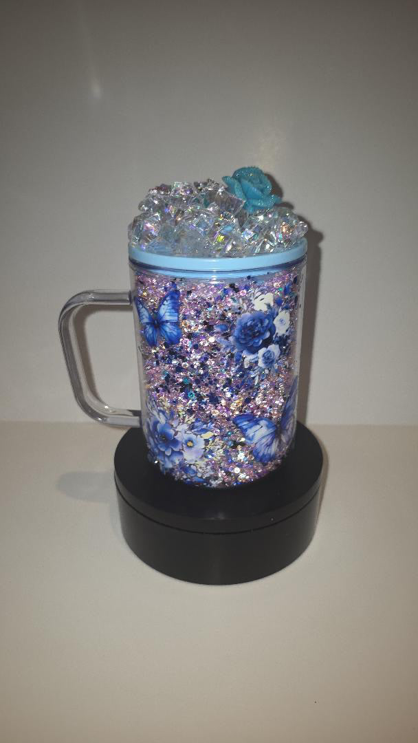 17oz Diamond Filled w/ Matching Epoxy Lid