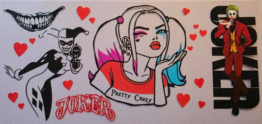 Harley Quinn & Joker Wraps 160z