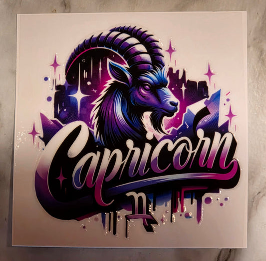 13.4 x 13.4 x 0.9 Zodiac Decal