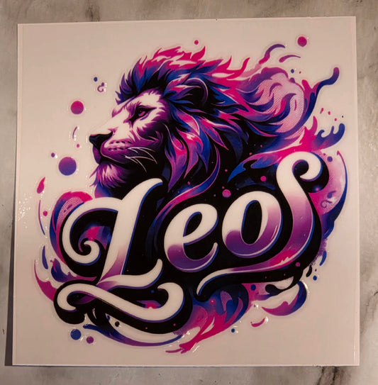 13.4 x 13.4 x 0.9 Zodiac Decal