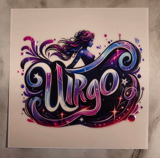 13.4 x 13.4 x 0.9 Zodiac Decal