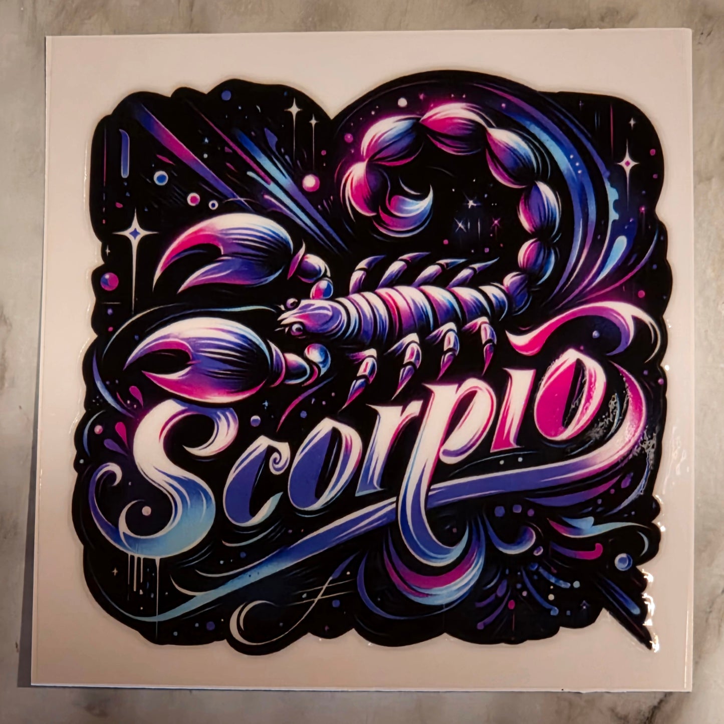 13.4 x 13.4 x 0.9 Zodiac Decal
