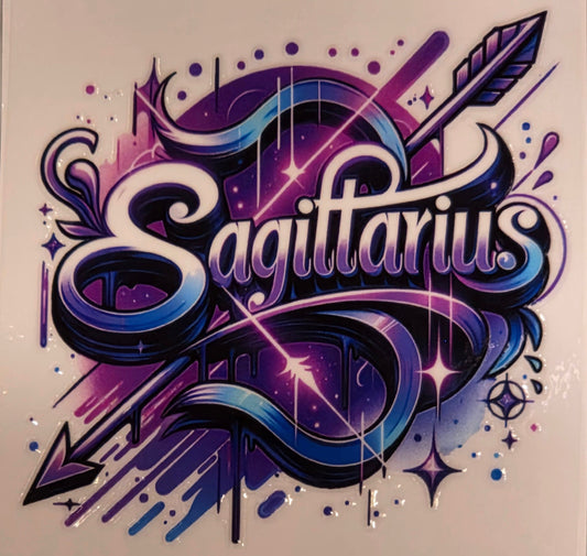 13.4 x 13.4 x 0.9 Zodiac Decal