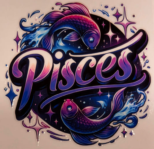 13.4 x 13.4 x 0.9 Zodiac Decal