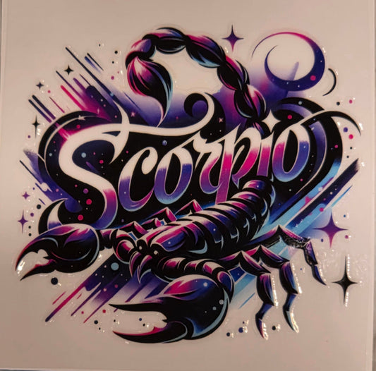 13.4 x 13.4 x 0.9inch Zodiac Decal