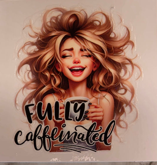 13.4 x 13.4 x 0.9inch Coffee Girl Decals