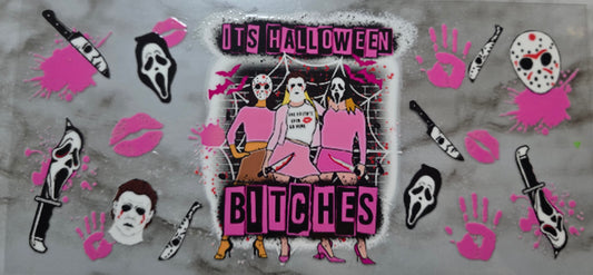 Pink Halloween Horror Villains