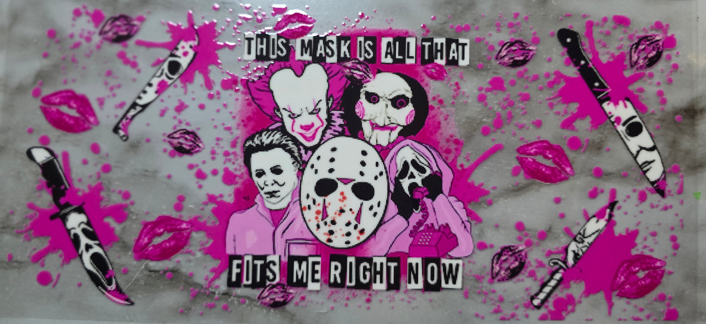 Pink Halloween Horror Villains
