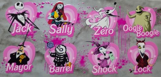 Pink Halloween Horror Villains