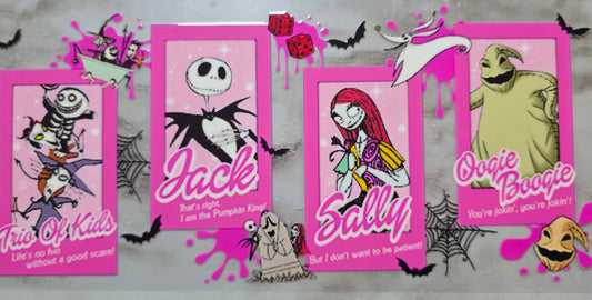 Pink Halloween Horror Villains