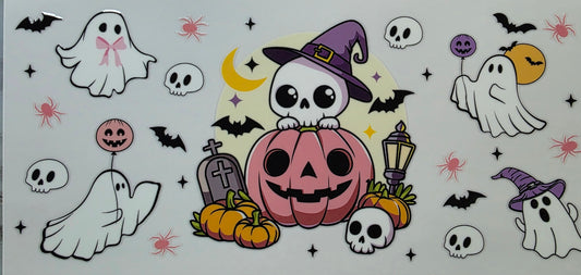 Cutesy Ghost & Halloween Wraps
