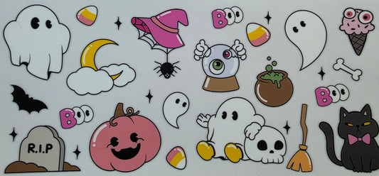 Cutesy Ghost & Halloween Wraps