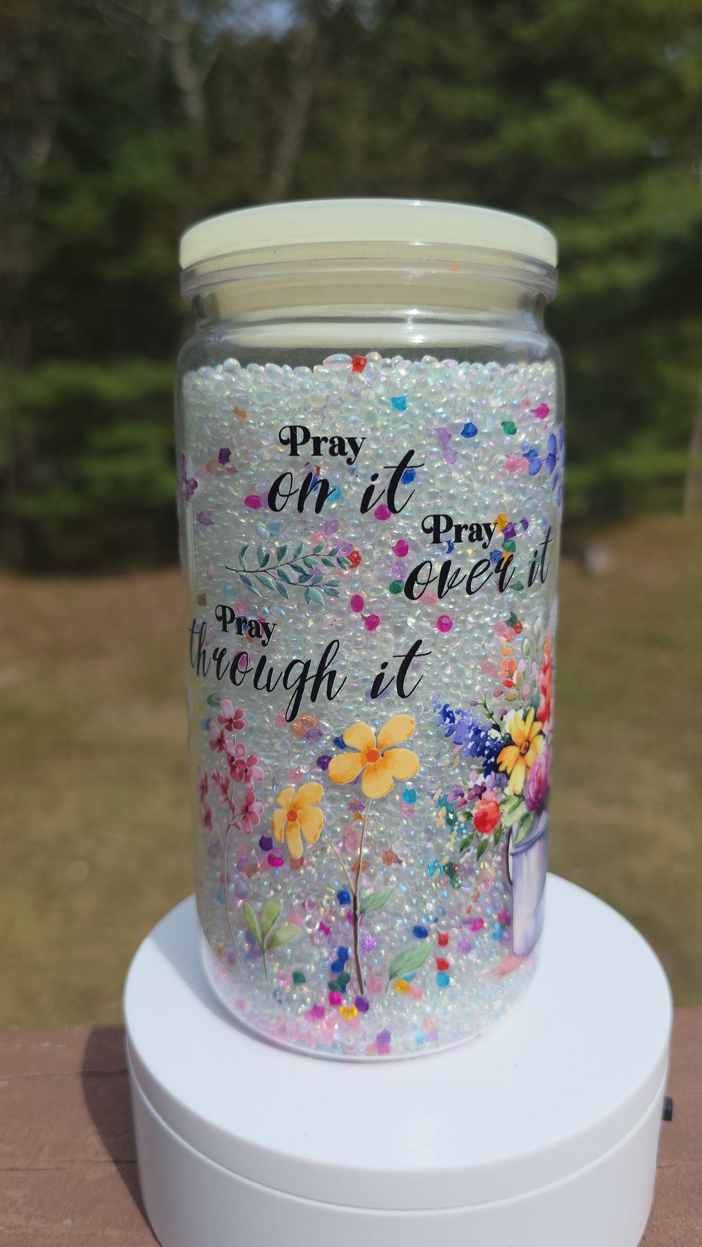 16oz Gem Filled Religious SGT