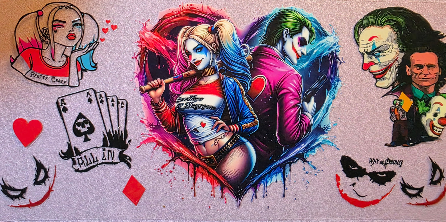 Harley Quinn & Joker Wraps 160z
