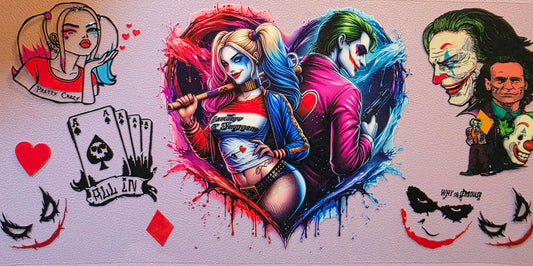 Harley Quinn & Joker Wraps 160z