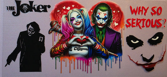 16oz Harley Quinn and Joker Wraps