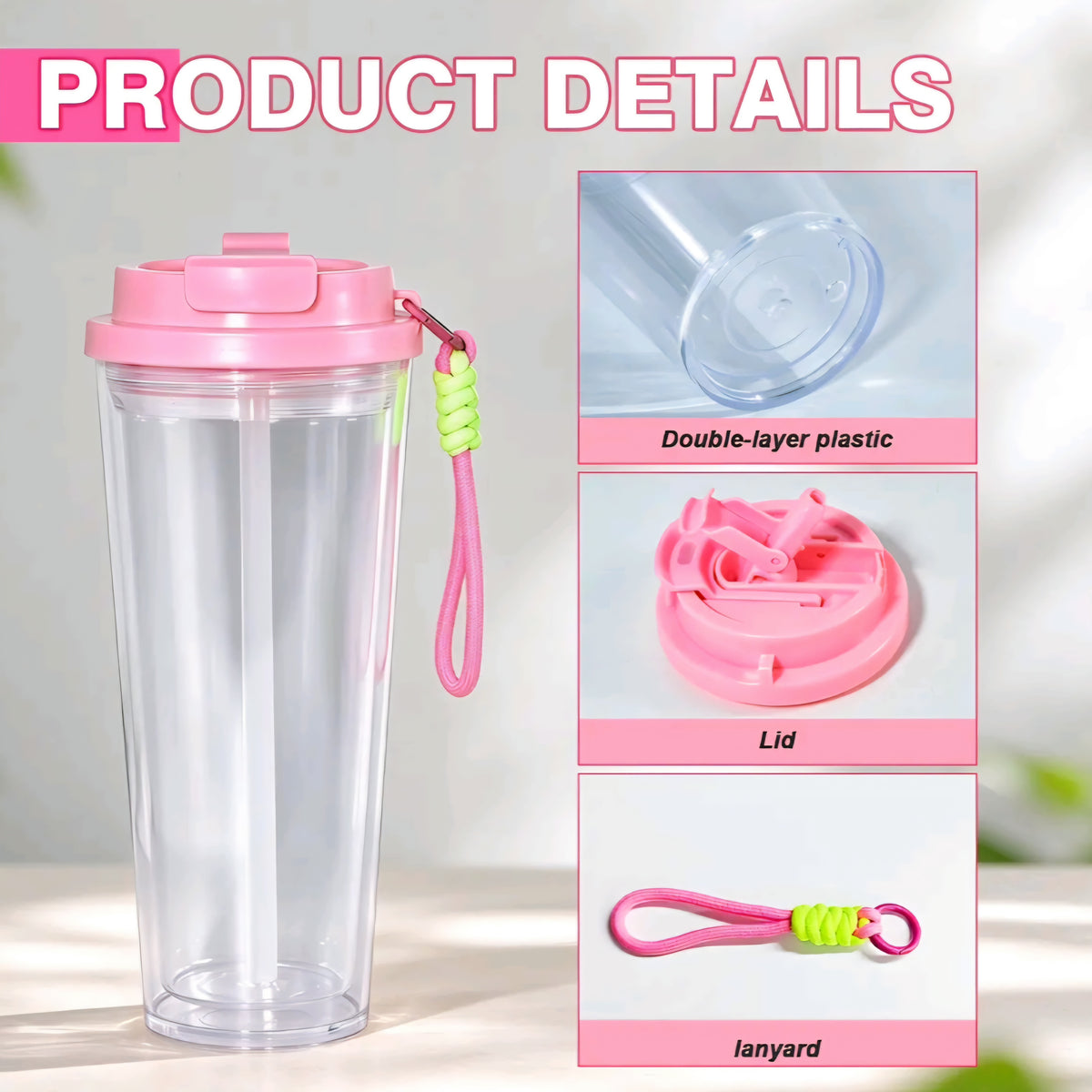 24oz water bottle lids with wrap