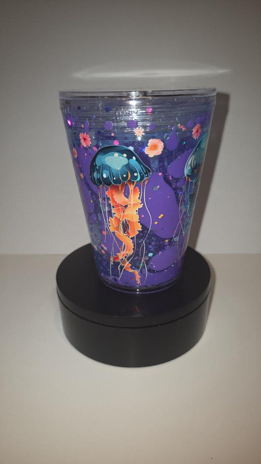12oz Jellyfish w/ Shine Purple Lava