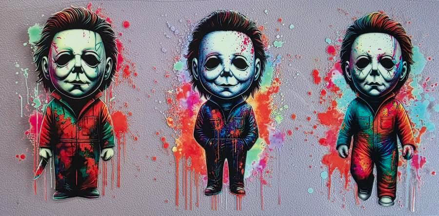 Halloween Horror Villains Decals / Wraps