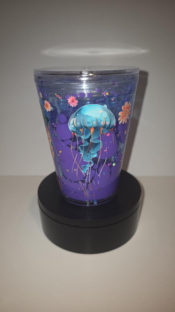 12oz Jellyfish w/ Shine Purple Lava