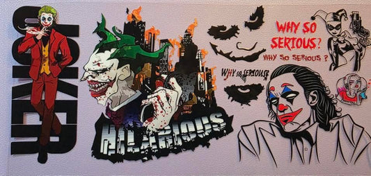 Harley Quinn & Joker Wraps 160z