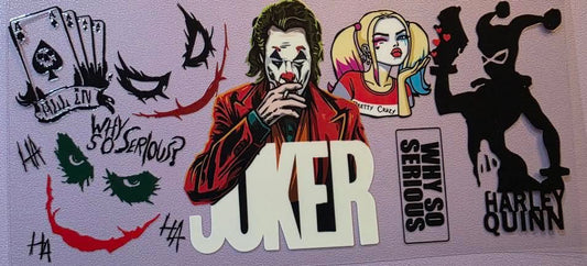 Harley Quinn & Joker Wraps 160z