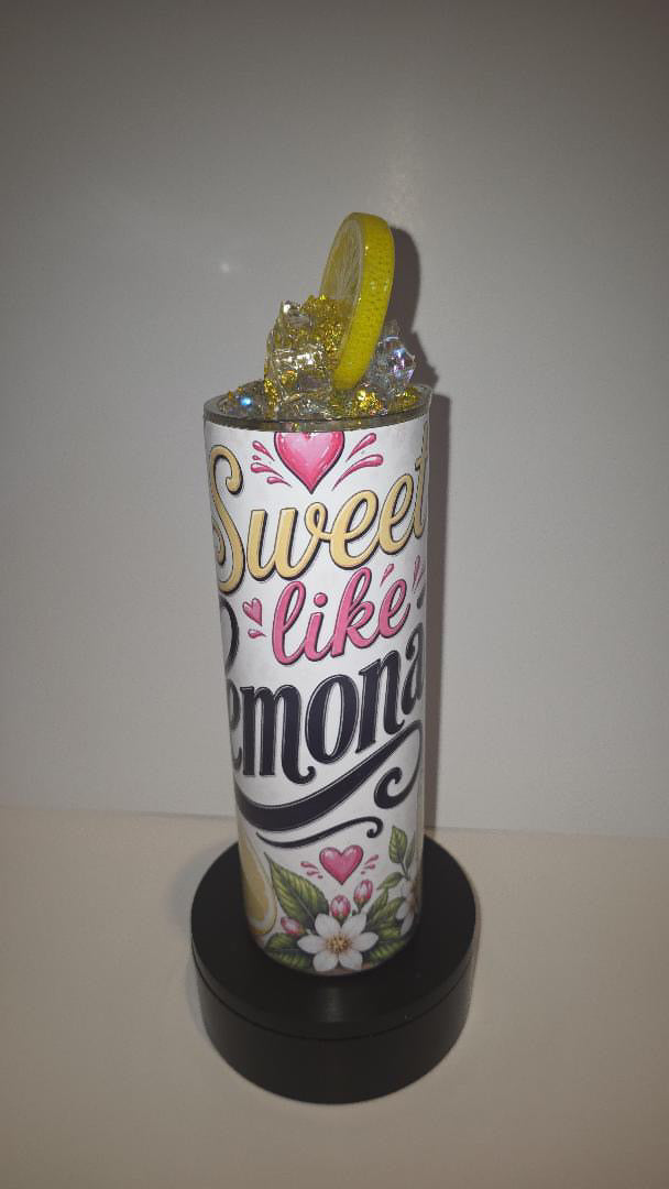 20oz Lemon Sublimination with Epoxy Lid