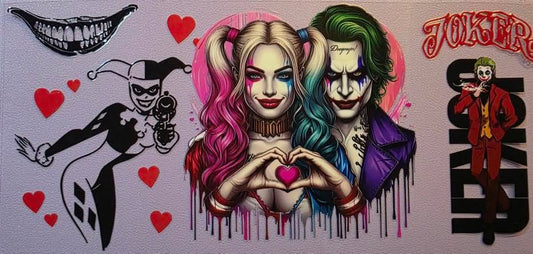 Harley Quinn & Joker Wraps 160z