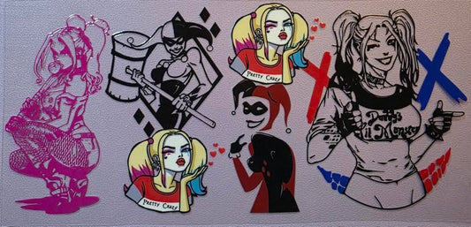 Harley Quinn & Joker Wraps 160z