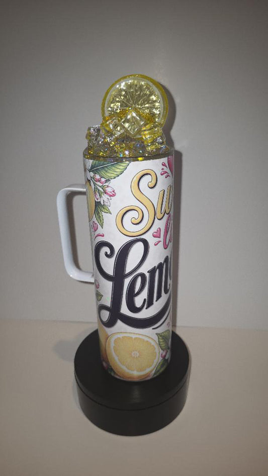 20oz Lemon Sublimination with Epoxy Lid