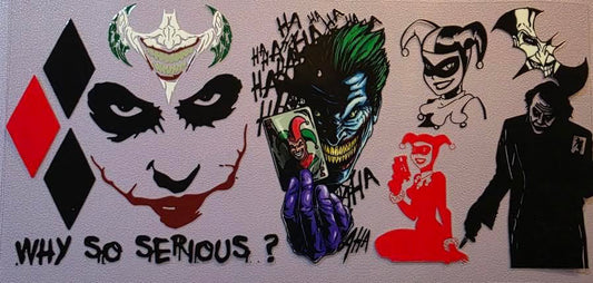 Harley Quinn & Joker Wraps 160z