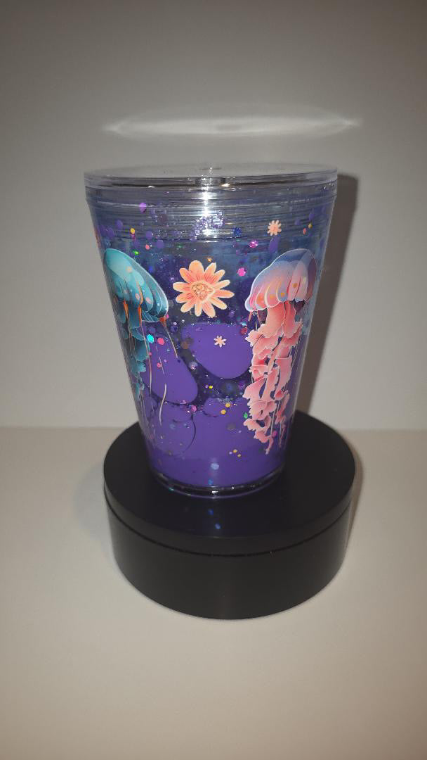 12oz Jellyfish w/ Shine Purple Lava