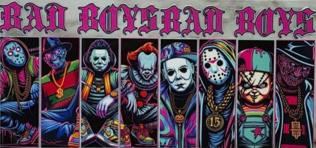 Halloween Horror Villains Decals