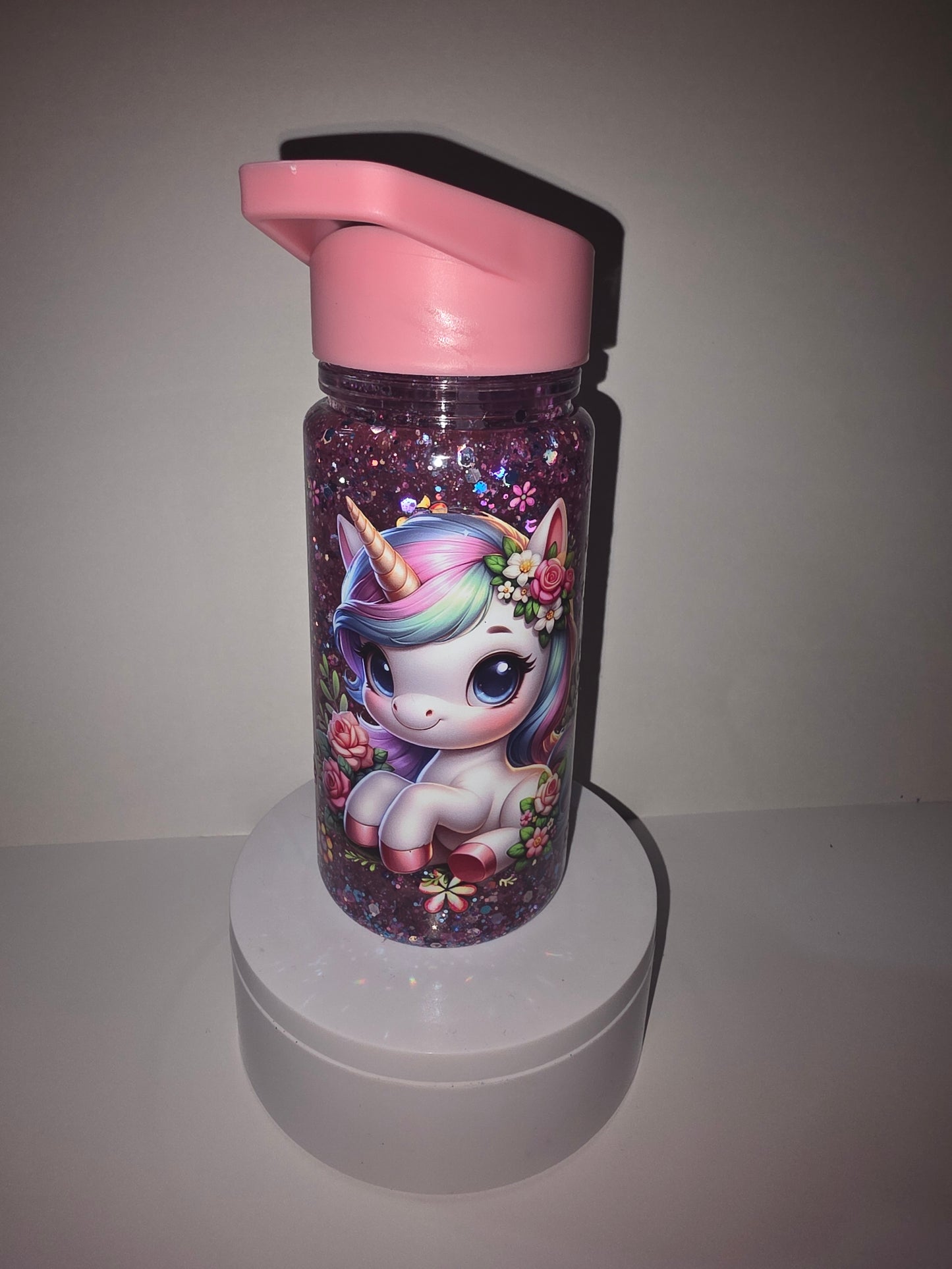25$ pink Kids unicorn water bottle