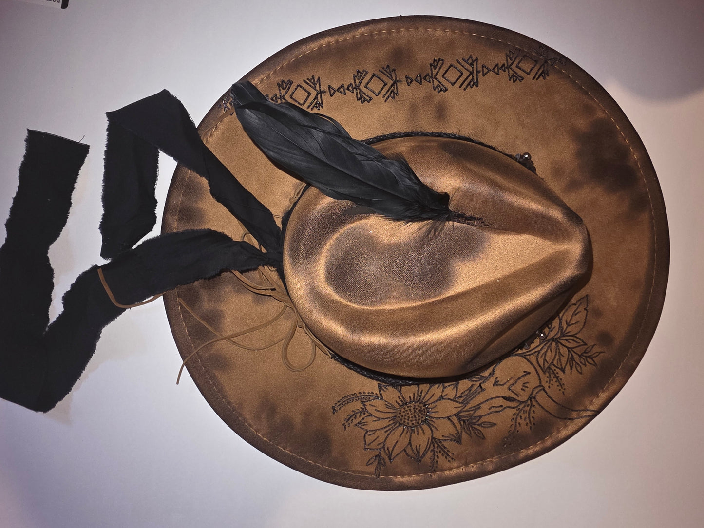 Custom cowgirl, cowboy hat.