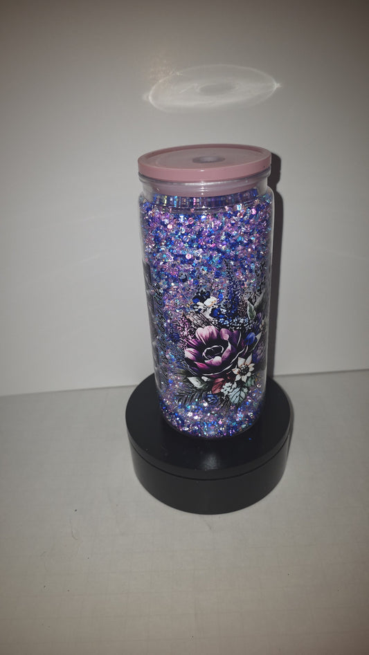 20 oz, diamond filled cup. On the way wrap is dedicated to a mom.