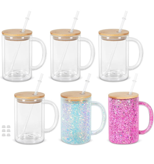 16oz Glass SGT with handles that is also SGT