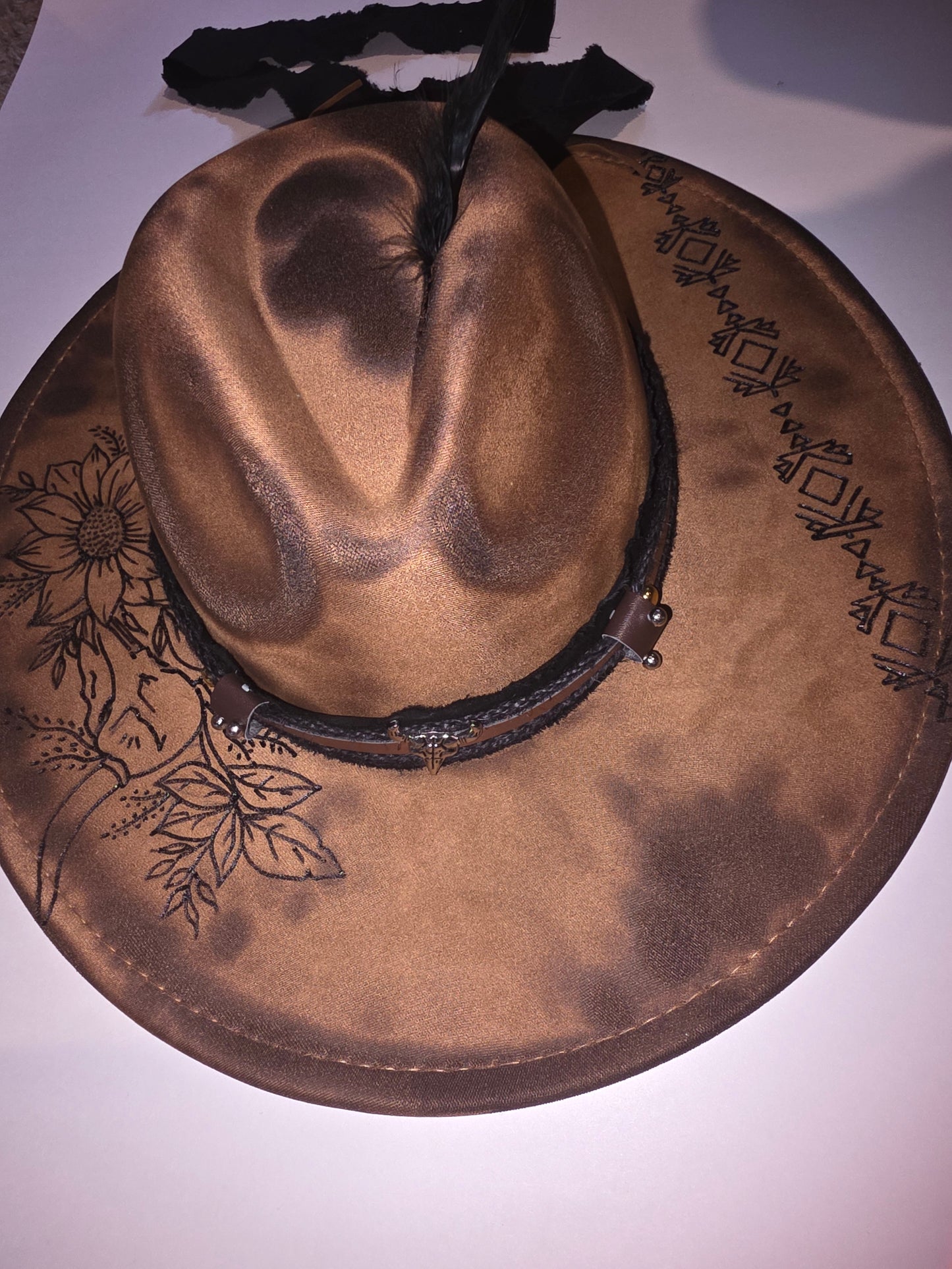 Custom cowgirl, cowboy hat.